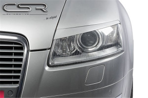 Koplampspoilers geschikt voor Audi A6 C6 Typ 4F alle Modelle van.2004 ABS