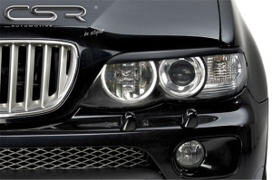 Koplampspoilers BMW X5 E53 alle 2003-2006 ABS