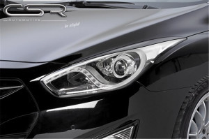 Koplampspoilers geschikt voor Hyundai i40 2011- | ABS