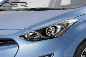 Koplampspoilers voor Hyundai i30 2010- | ABS