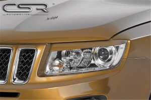 Koplampspoilers voor Jeep Compass 2011- ABS