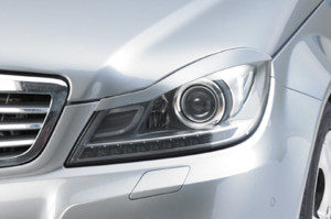 Koplampspoilers Mercedes C-Klasse W204 2011- ABS