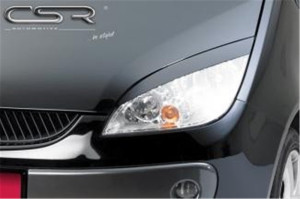 Koplampspoilers geschikt voor Mitsubishi Colt CZC / Z30 2004-2009 ABS