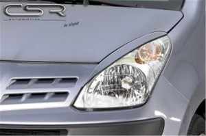 Koplampspoilers geschikt voor Nissan Pixo 2009- ABS