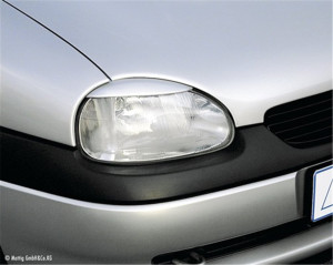 Koplampspoilers geschikt voor Opel  Corsa B Hatchback  1993-2000 ABS