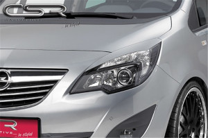 Koplampspoilers voor Opel Meriva B 2010- ABS