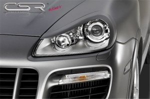 Koplampspoilers geschikt voor Porsche Cayenne I alle  2/2007-2010 ABS