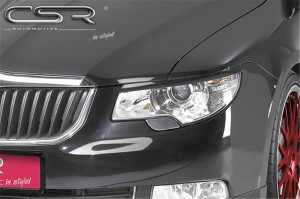 Koplampspoilers geschikt voor Skoda Superb II 2008-2013 | ABS