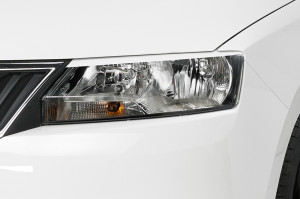 Koplampspoilers geschikt voor Skoda Rapid 2012- ABS