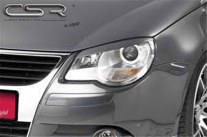 Koplampspoilers geschikt voor VW  Eos cabrio 2006-07/2010 ABS