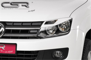 Koplampspoilers geschikt voor VW Amarok Pickup 2010- ABS