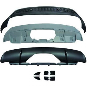 Diffuser | Perform style | BMW X6 E71 E72 2008-2014 | ABS Kunststof