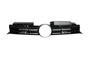 Grill | geschikt voor Volkswagen | Golf 6 2008-2012 | Sport-Look | zwart