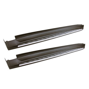 Running Boards (set) Mitsubishi Outlander 2012- | Aluminium trede met noppen