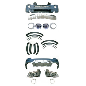 Bodykit bumper set | geschikt voor Mercedes-Benz ML M-Klasse 2008-2011 W164 Facelift | AMG 63-Look