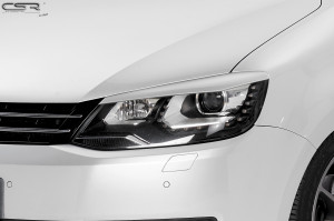 Koplampspoilers | geschikt voor VW Sharan II alle vanaf 2010 | ABS