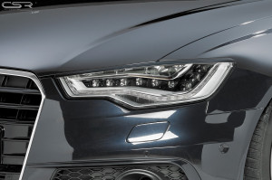 Koplampspoilers | Audi A6 4G C7 alle vanaf 04/2011 | ABS