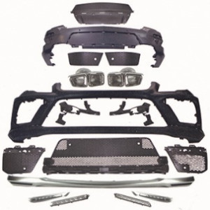 Bodykit | Sport pakket | geschikt voor Mercedes-Benz GLK-Klasse X204 | ABS kunststof met uitlaatsierstukken en LED DRL
