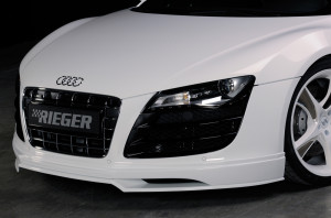 Rieger spoilerlip | R8 (42): 04.07- - Spyder, Coupe | stuk ongespoten abs | Rieger Tuning
