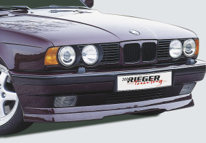 Rieger frontspoiler | 5-Serie E34: 00.88-07.96 - Lim., Touring | stuk ongespoten abs | Rieger Tuning