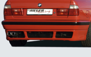 Rieger achteraanzetstuk E39-Look | 5-Serie E34: 00.88-07.96 - Lim., Touring | stuk ongespoten abs | Rieger Tuning