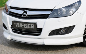 Rieger frontspoiler | Astra H: 03.04- - 5-drs., Hatchback, Sedan, Stationwagon | stuk ongespoten abs | Rieger Tuning