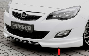 Rieger frontspoiler | Astra J: 11.08-09.12 (tot Facelift) - 5-drs., Hatchback, Sports Tourer | stuk ongespoten abs | Rieger Tuning