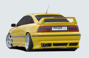Rieger achteraanzetstuk | Calibra (A): 03.90- - 3-drs. | stuk ongespoten abs | Rieger Tuning