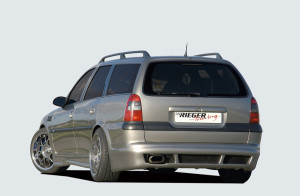 Rieger achteraanzetstuk | Vectra B: -07.98 (tot Facelift) - Stationwagon | stuk ongespoten abs | Rieger Tuning