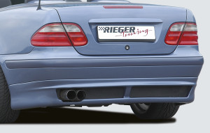 Rieger achteraanzetstuk | CLK (W208) - Coupé, Cabrio | stuk ongespoten abs | Rieger Tuning