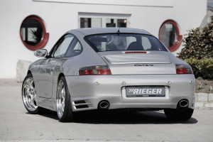 Rieger achteraanzetstuk | 911 (Type 996): 09.97-09.01 - Coupe, Cabrio | stuk ongespoten abs | Rieger Tuning