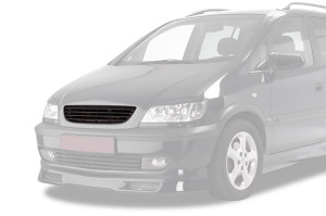 Grill | Opel | Zafira 03-05 5d mpv. / Zafira 99-03 5d mpv. | zwart ABS Kunststof