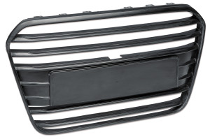 Grill | geschikt voor Audi | A6 11-14 4d sed. / A6 Avant 11-14 5d sta. | zwart Fiberflex