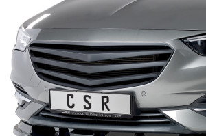 580027901Grill | geschikt voor Opel | Insignia Country Tourer 17- 5d sta. / Insignia Grand Sport 17- 5d hat. / Insignia Sports Tourer 17- 5d sta. | zwart Fiberflex