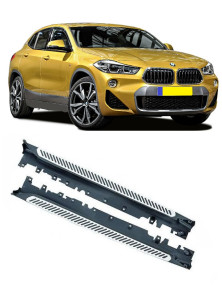 Running boards | BMW | X2 2018- 5d suv F39 | Treeplanken | stripes