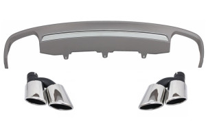 Diffuser | Audi | A6 11-14 4d sed. / A6 Avant 11-14 5d sta. | S6-Look | Duplex dubbel rond