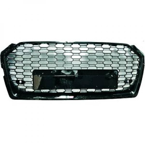 Grill | geschikt voor Audi | A5 Cabriolet 17- 2d cab. / A5 Coupé 16- 2d cou. / A5 Sportback 17- 5d hat. | RS5-Look | zwart en chroom