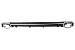 Diffuser | geschikt voor Audi | A4 15-19 4d sed. / A4 Avant 15- 5d sta. | RS4-Look | Duplex uitlaat