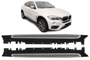 Running boards | geschikt voor BMW | X6 2014-2019 5d suv F16 | Treeplanken set