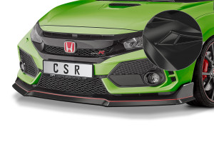 Cup Spoilerzwaard | geschikt voor Honda | Civic 17- 4d sed. / Civic 17- 5d hat. | FK8 | type R | ABS-kunststof | zwart Glanzend