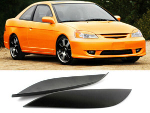 Koplampspoilers | geschikt voor Honda | Civic 2001-2005 3d hat. / Civic 2001-2005 5d hat. | ABS