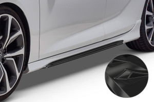 Side Skirts | geschikt voor Opel | Insignia Grand Sport 17-20 5d hat. / Insignia Grand Sport 20- 5d hat. / Insignia Sports Tourer 17-20 5d sta. / Insignia Sports Tourer 20- 5d sta. | GSI / GS-Line Plus | ABS-kunststof | Glanzend zwart