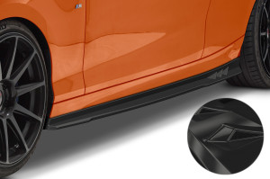 Side Skirts | BMW | 2-serie Cabrio 15-17 2d cab. F23 / 2-serie Cabrio 17-21 2d cab. F23 LCI / 2-serie Coupé 14-17 2d cou. F22 / 2-serie Coupé 17-21 2d cou. F22 LCI | M-Pakket | ABS-kunststof | Glanzend zwart