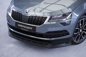 Cup Spoilerzwaard | geschikt voor Skoda | Karoq 18-22 5d suv. / Karoq 22- 5d suv. | ABS-kunststof | Glanzend zwart