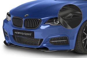 Cup Spoilerzwaard | geschikt voor BMW | 2-serie Cabrio 15-21 2d cab. F23 (LCI) / 2-serie Coupé 14-21 2d cou. F22 (LCI) | M-Pakket | ABS-kunststof | Glanzend zwart
