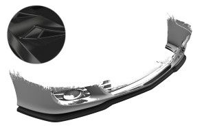 Cup Spoilerzwaard | geschikt voor Mercedes-Benz | CLK-klasse 05-09 2d cou. / CLK-klasse Cabriolet 05-09 2d cab. | facelift | ABS-kunststof | Glanzend zwart