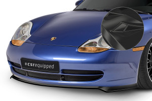 Cup Spoilerzwaard | geschikt voor Porsche | 911 Cabriolet 98-01 2d cab. / 911 Coupé 97-01 2d cou. | Carrera | type 996 | pre-facelift | ABS-kunststof | Glanzend zwart
