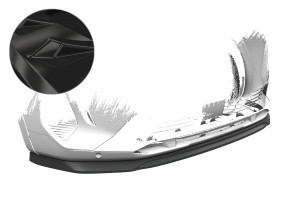 Cup Spoilerzwaard | geschikt voor Peugeot | 5008 21- 5d suv. | facelift | ABS-kunststof | Glanzend zwart