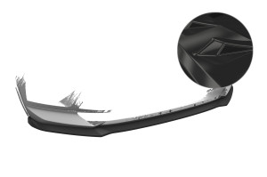 Cup Spoilerzwaard | geschikt voor Skoda | Kodiaq 21- 5d suv. | Sportline / RS | facelift | ABS-kunststof | Glanzend zwart