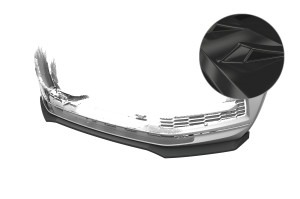 Cup Spoilerzwaard | geschikt voor Skoda | Kodiaq 17-21 5d suv. | pre-facelift | ABS-kunststof | Glanzend zwart